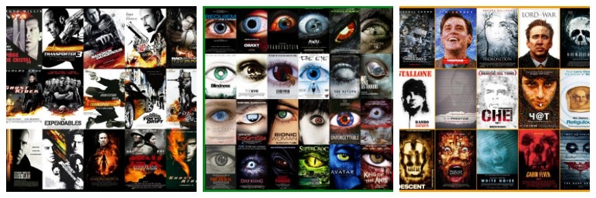 Cartells promocionals pel·lícules